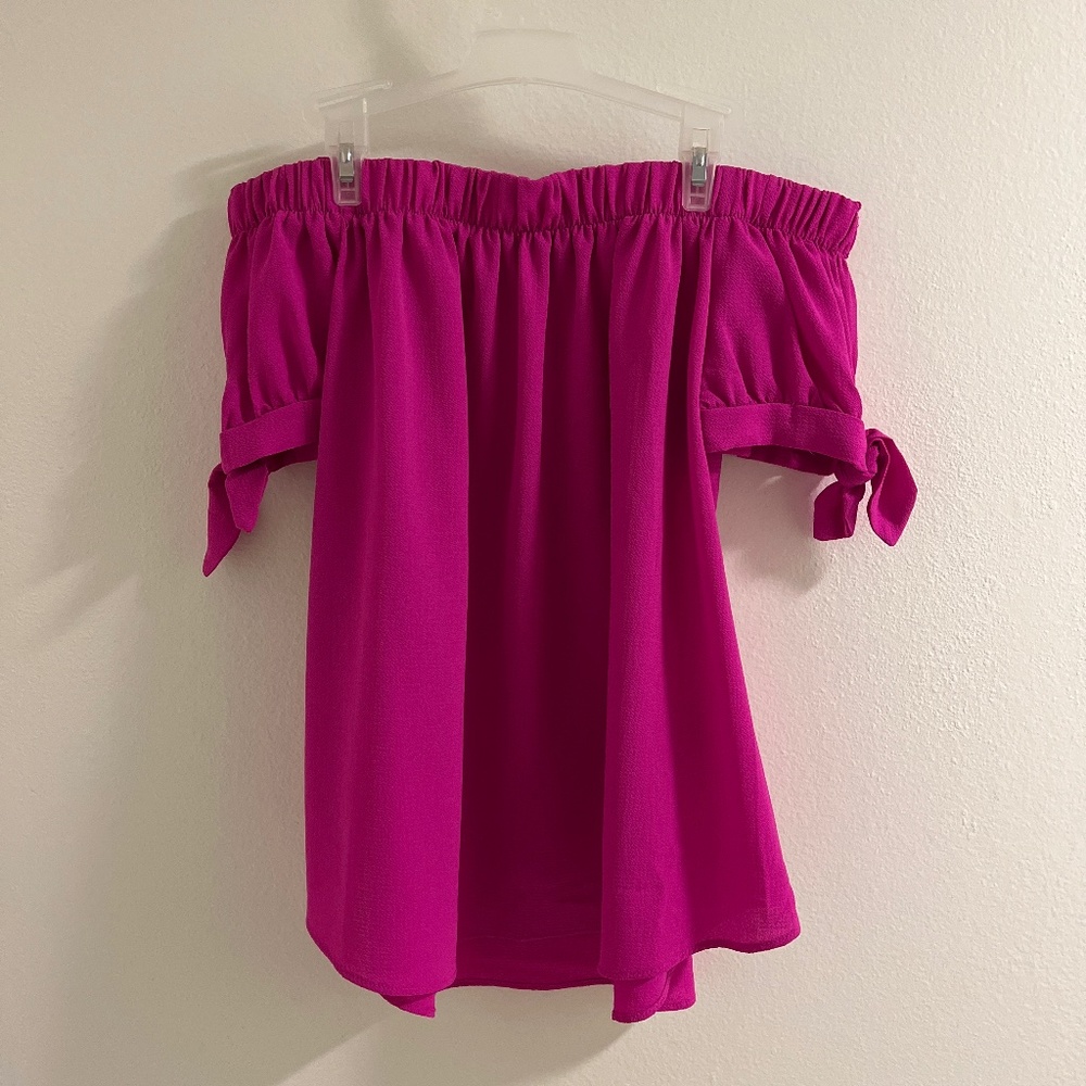 moa moa magenta blouse